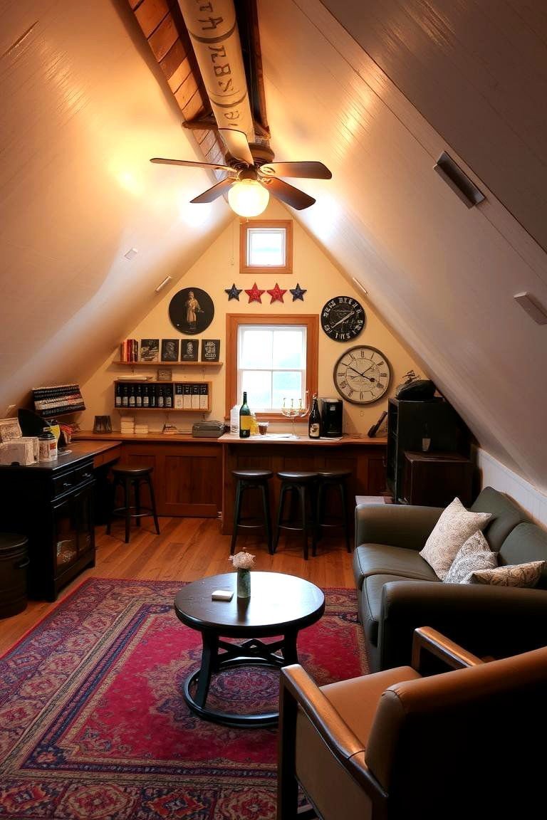 24 Creative Attic Room Ideas to Maximize Your Space 23 Craft Beer Tasting Room - 24 attic room ideas