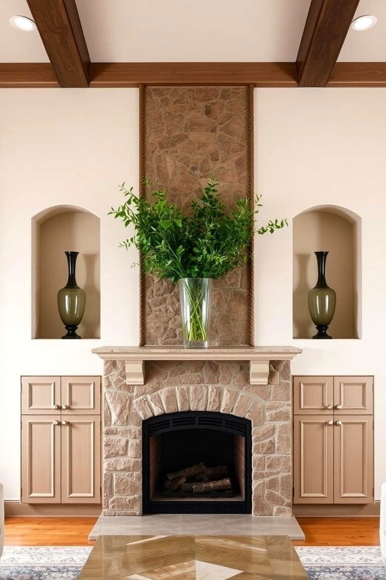 24 Creative Wall Niche Ideas to Transform & Maximize Space and Style Completely 8 Crafting a Decorative Fireplace Surround - 24 Wall Niche Ideas