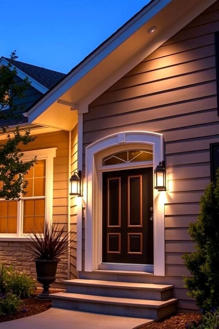 24 Soffit Lighting Ideas to Enhance Your Home's Exterior 25 Customized Soffit Lighting Solutions for Personalized Style - 24 Soffit Lighting Ideas