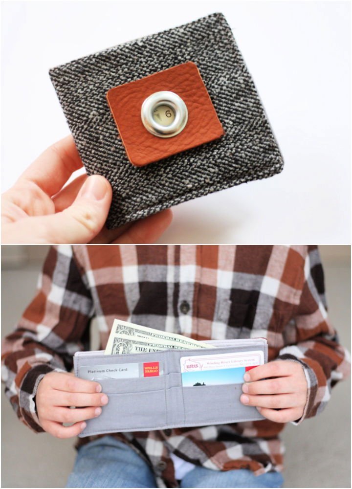 25 Homemade DIY Wallet Ideas to Make Your Own Wallets 18 Basic Boy Wallet With Details Instructions