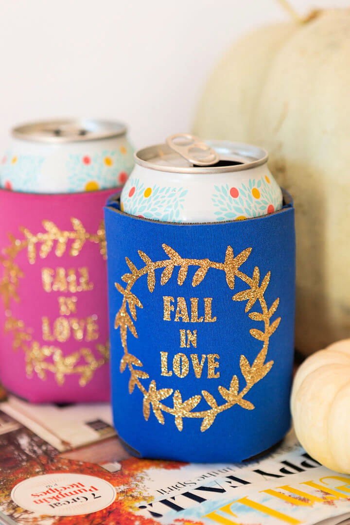 80 DIY Wedding Ideas for Decorations, Apparel & Food 18 DIY Fall Wedding Koozies