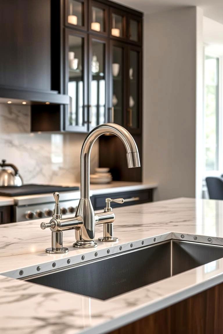24 Luxury Kitchen Designs for High-End Culinary Spaces 8 Designer Faucets - 24 Luxury Kitchen Ideas