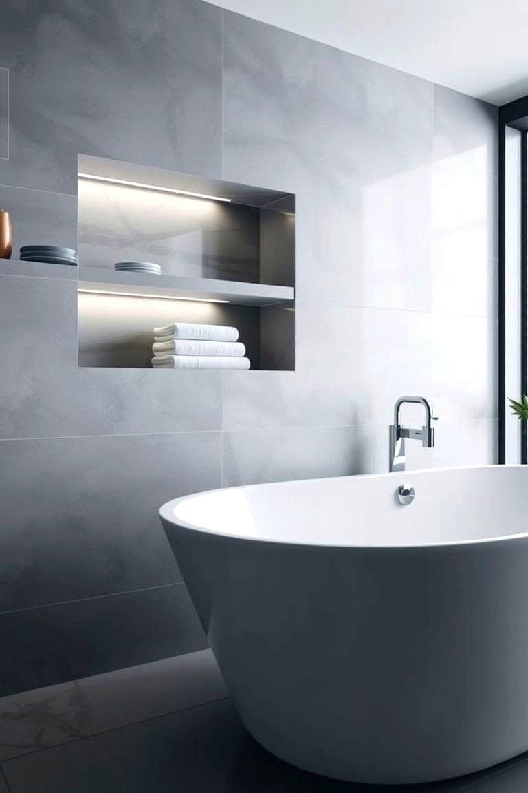 24 Creative Wall Niche Ideas to Transform & Maximize Space and Style Completely 18 Designing a Towel Storage Solution - 24 Wall Niche Ideas