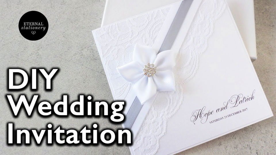 15 Handmade DIY Wedding Card Ideas to Make 22 Elegant DIY Lace Invitation