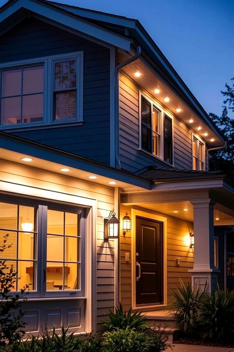 24 Soffit Lighting Ideas to Enhance Your Home's Exterior 10 Energy Efficient Soffit Lighting Solutions for Smart Homes - 24 Soffit Lighting Ideas