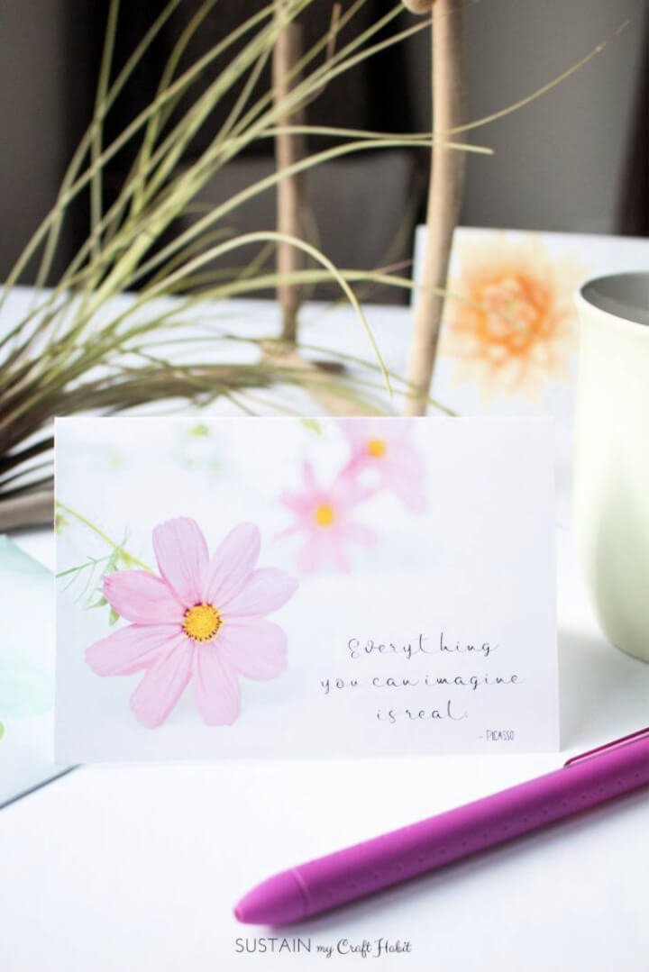 15 Handmade DIY Wedding Card Ideas to Make 10 Free Printable Floral Greeting Card