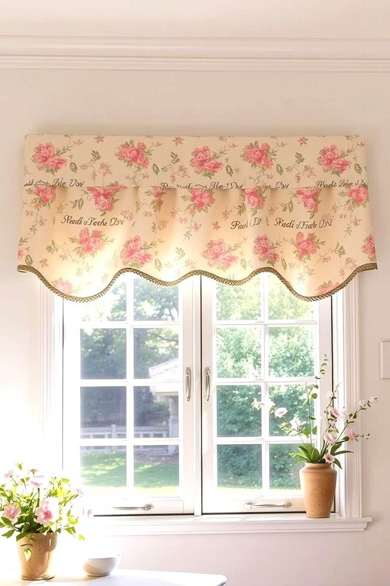24 Window Valance Ideas to Refresh Your Home's Style 13 French Country Valance - 24 Window Valance Ideas