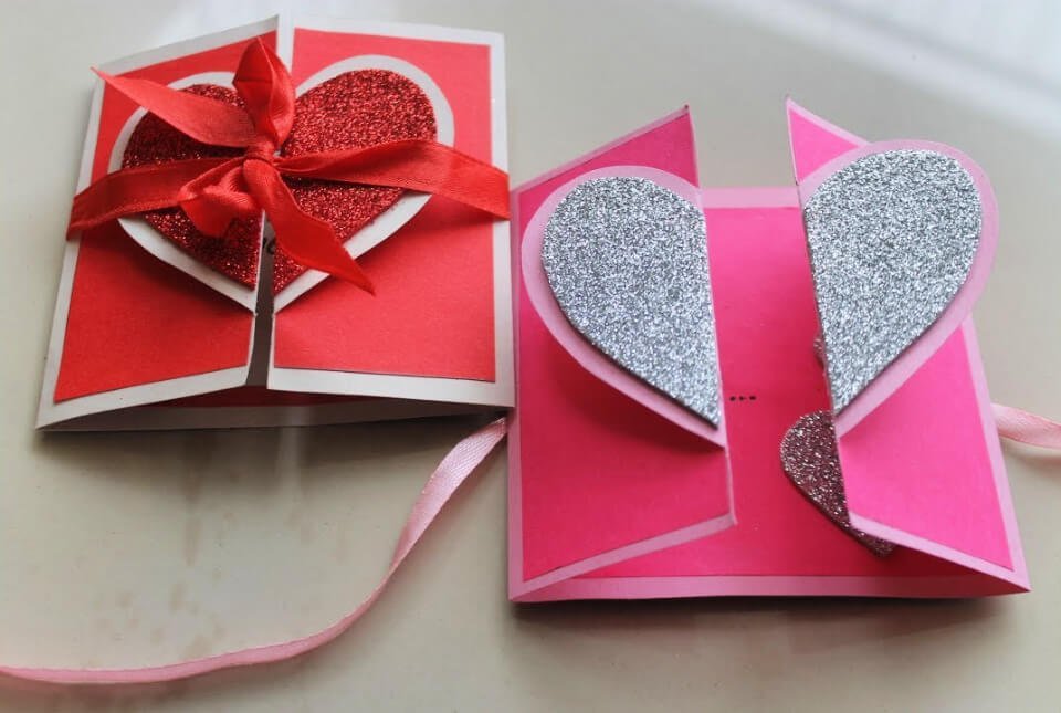 15 Handmade DIY Wedding Card Ideas to Make 19 Handmade Heart Greeting Card