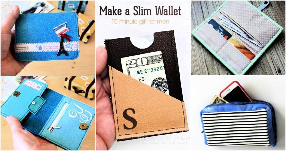 25 Homemade DIY Wallet Ideas to Make Your Own Wallets 27 Homemade DIY Wallet Ideas