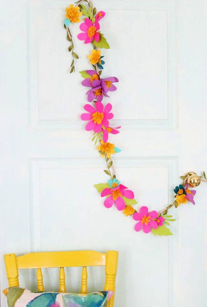 80 DIY Wedding Ideas for Decorations, Apparel & Food 80 How to Make Paper Flower Garlands