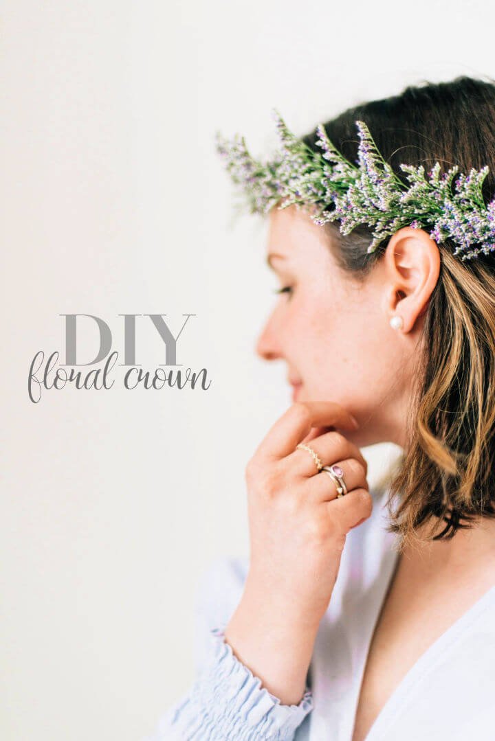 80 DIY Wedding Ideas for Decorations, Apparel & Food 14 How to Make a Flower Crown