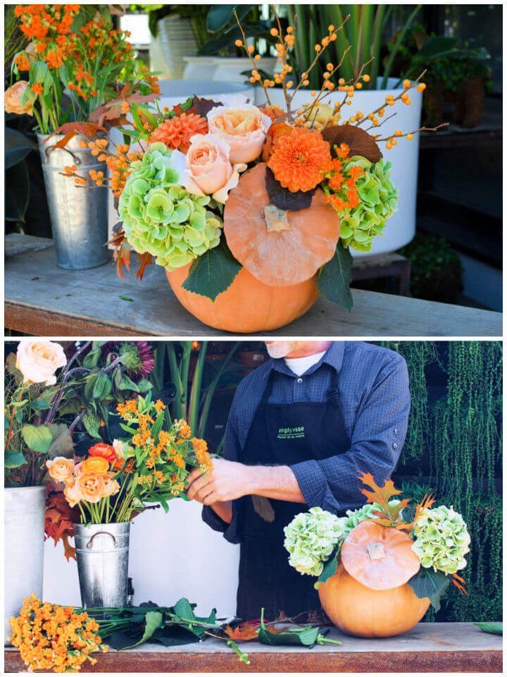 80 DIY Wedding Ideas for Decorations, Apparel & Food 56 How to Make a Perfect Pumpkin Centerpiece