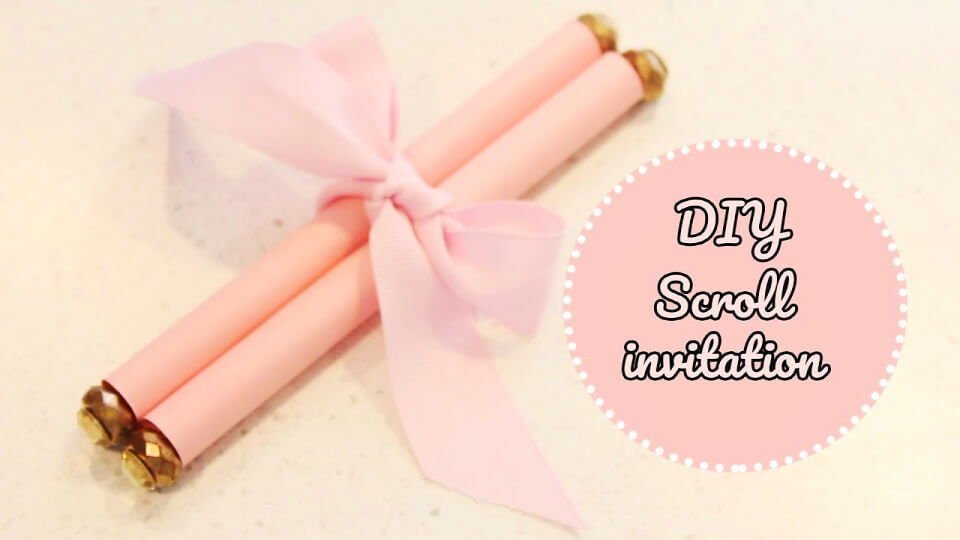 15 Handmade DIY Wedding Card Ideas to Make 20 How to Make a Scroll Wedding Card