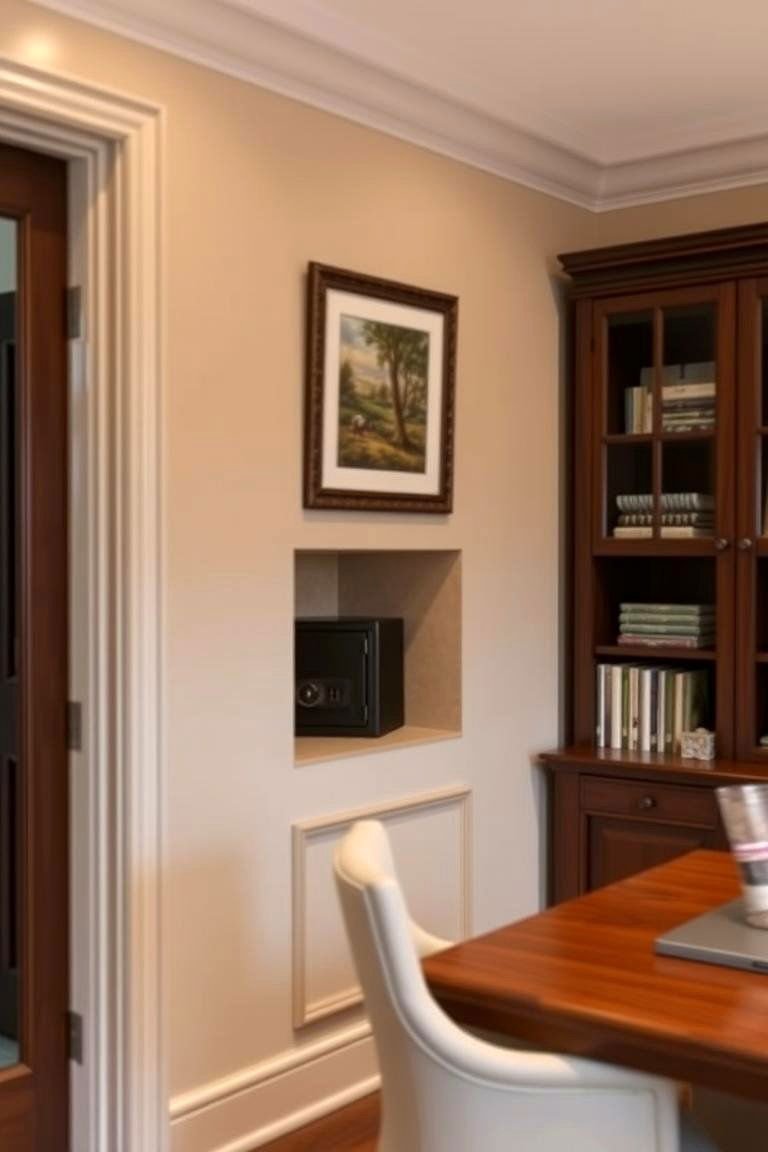 24 Inspiring Wall Niche Ideas to Transform Maximize Space and Style 21 Incorporating a Small Safe - 24 Wall Niche Ideas