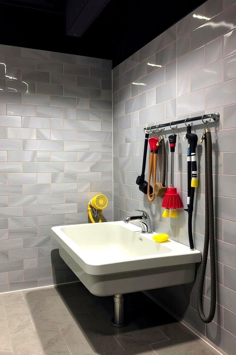 24 Tack Room Ideas for a More Organized Space Quickly 8 Incorporating a Wash Station for Gear Maintenance - 24 Tack Room Ideas