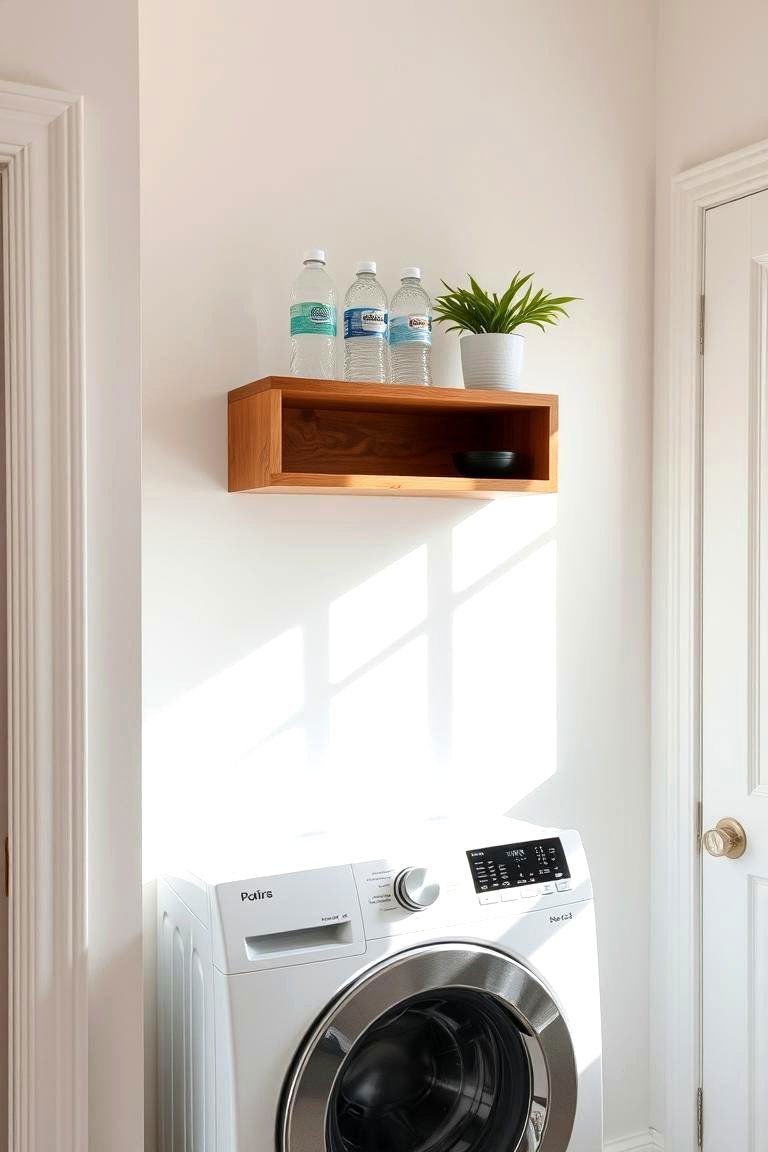 24 Smart Water Bottle Storage Ideas for Organized Spaces & Clutter Free Home 18 Laundry Room Shelf for Convenience - 24 Water Bottle Storage Ideas