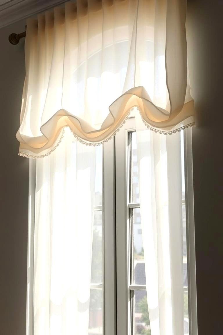 24 Window Valance Ideas to Refresh Your Home's Style 6 Light and Airy Valance - 24 Window Valance Ideas