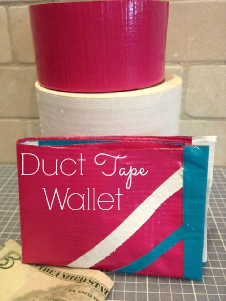 25 Homemade DIY Wallet Ideas to Make Your Own Wallets 14 DIY Duct Tape Wallet at Home