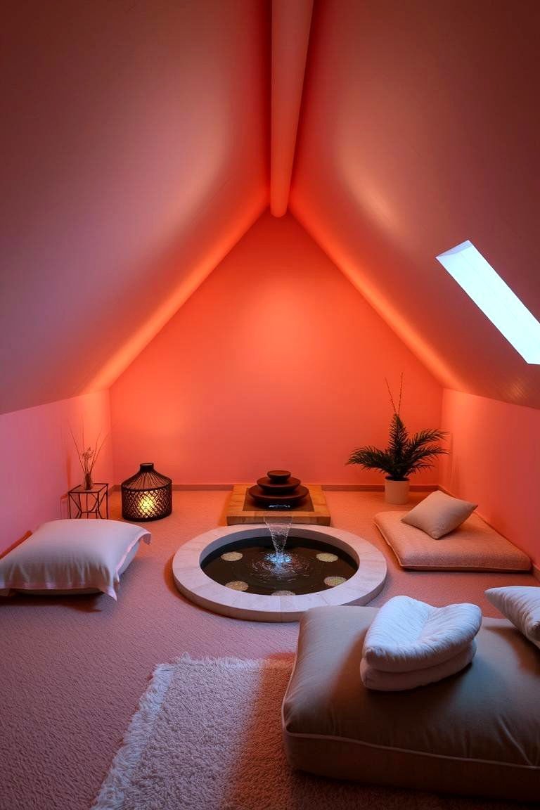 24 Creative Attic Room Ideas to Maximize Your Space 21 Meditation and Spa Room - 24 attic room ideas