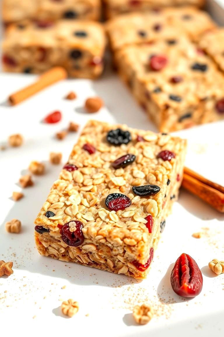 24 Breakfast Bar Ideas for Modern Kitchens and Small Spaces 6 Oatmeal Energy Bar - 24 Breakfast Bar Ideas