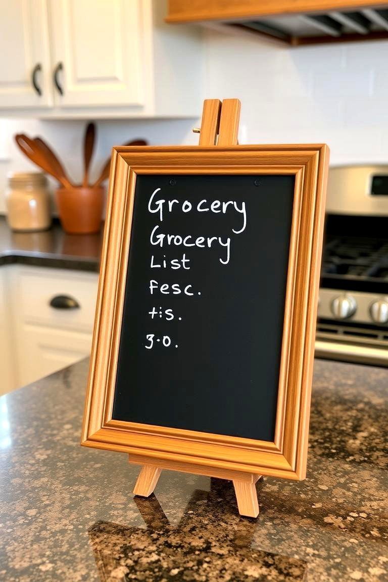 24 Kitchen Counter Decor Ideas: Functional & Aesthetic Displays 18 One Thought A Decorative Message Board - 24 Kitchen Counter Decor Ideas