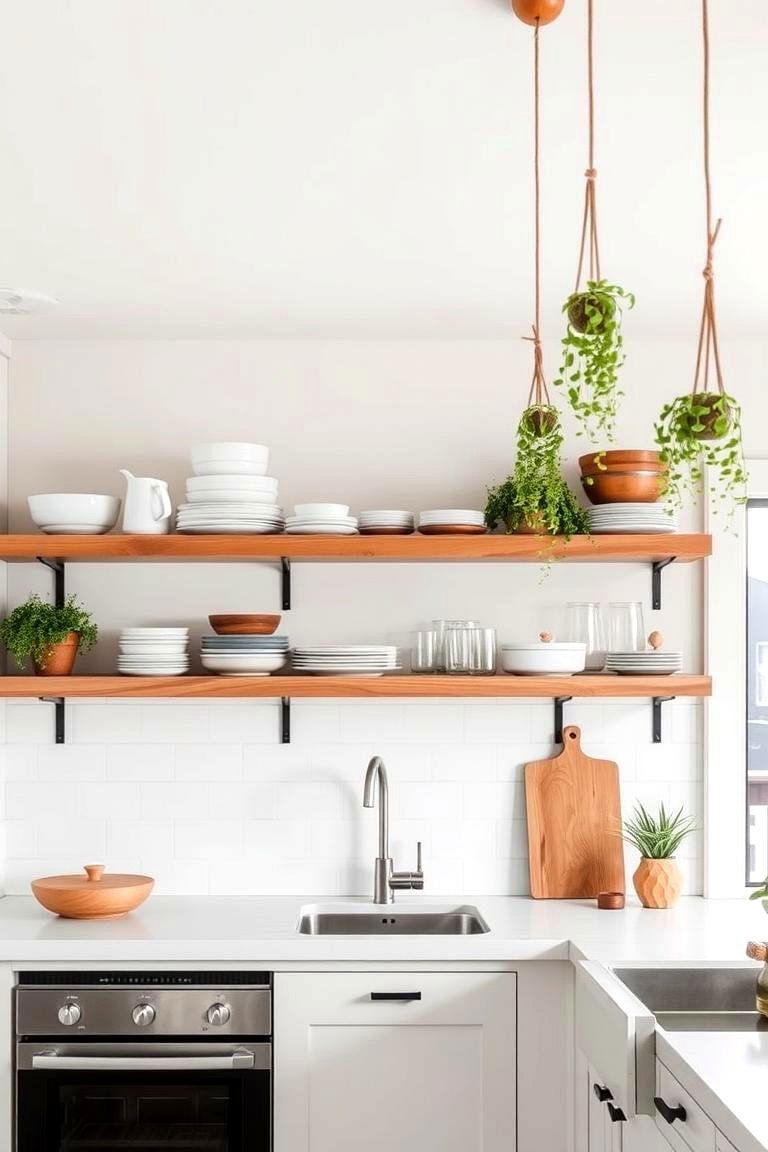 24 Mountain House Kitchen Ideas for Rustic Charm 3 Open Shelving to Showcase Your Style - 24 Mountain House Kitchen Ideas