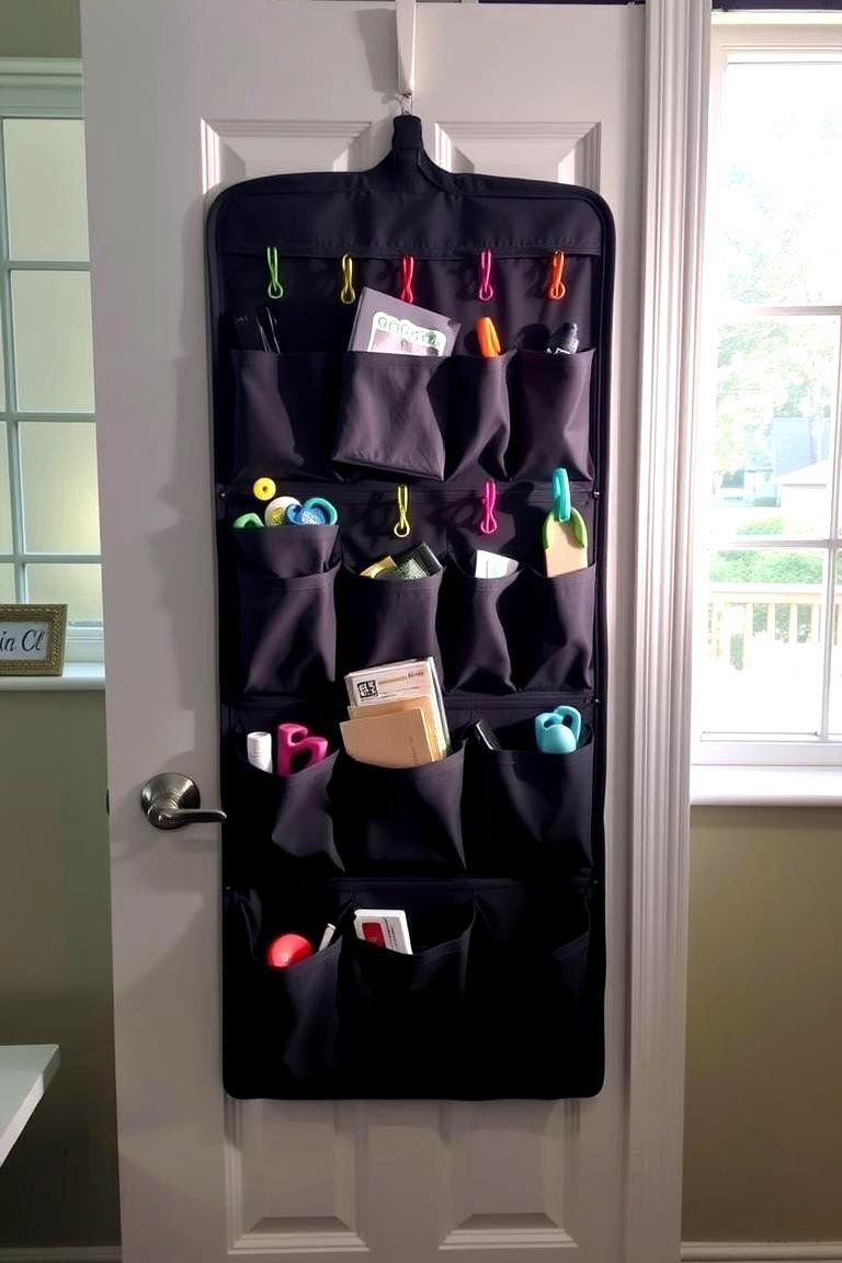 24 Clever Toilet Paper Storage Ideas for Organized Bathrooms 4 Over the Door Organizer - 24 Toilet Paper Storage Ideas