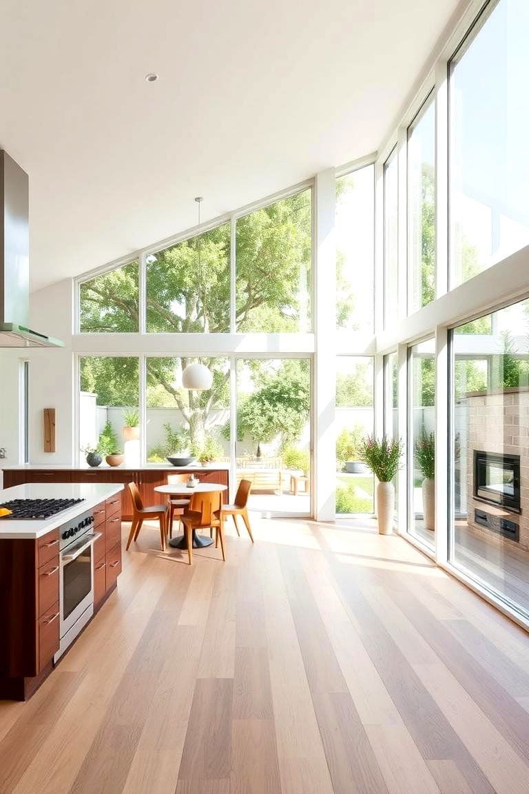 24 Luxury Kitchen Designs for High-End Culinary Spaces 18 Oversized Windows - 24 Luxury Kitchen Ideas