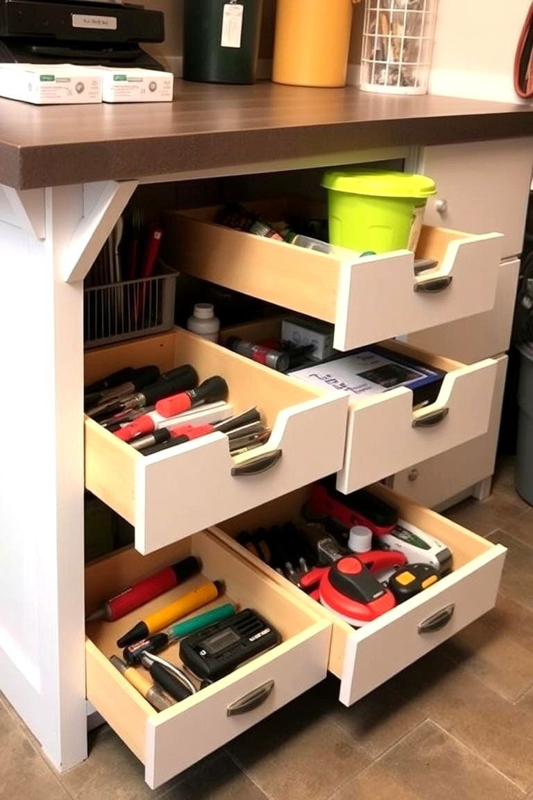 24 Basement Storage Ideas for Clutter-Free Organization 15 Pull out Storage Drawers for Easy Organization - 24 Basement Storage Ideas