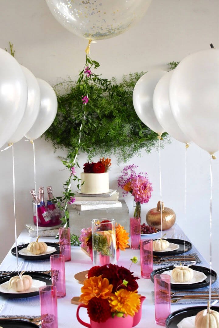 80 DIY Wedding Ideas for Decorations, Apparel & Food 63 Simple DIY Floral Balloon Tails