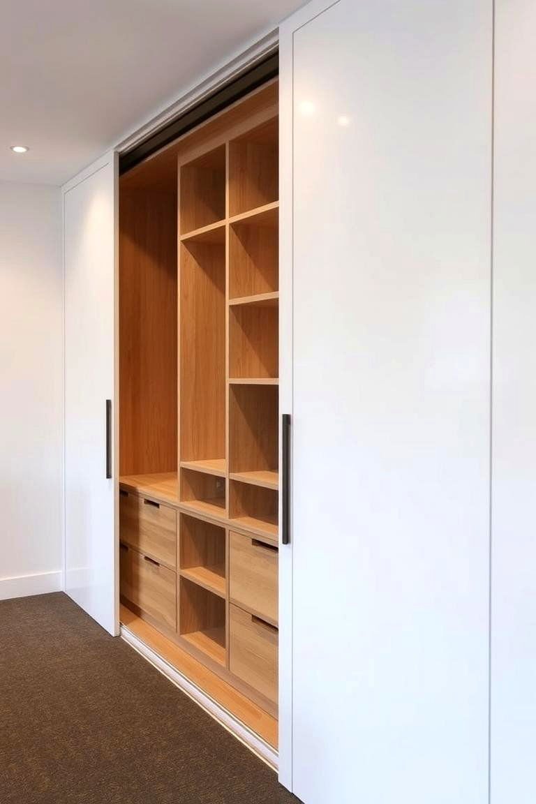 24 Basement Storage Ideas for Clutter-Free Organization 22 Sliding Storage Panels for Hidden Storage - 24 Basement Storage Ideas