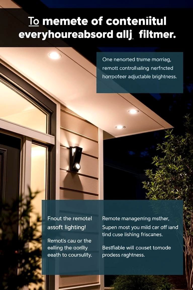 24 Soffit Lighting Ideas to Enhance Your Home's Exterior 23 Soffit Lighting with Remote Control Features for Effortless Management - 24 Soffit Lighting Ideas