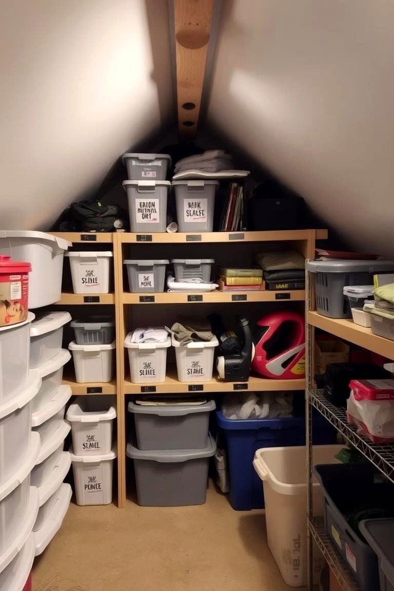 24 Creative Attic Room Ideas to Maximize Your Space 22 Storage Space - 24 attic room ideas