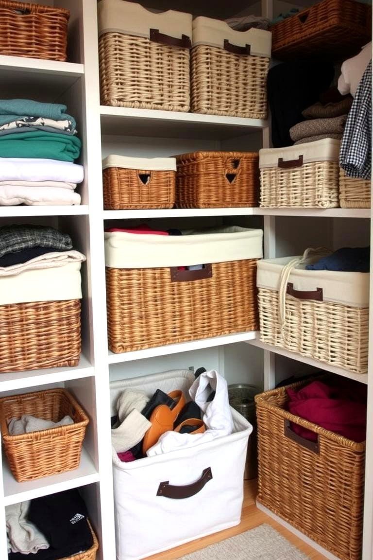 24 Tiny House Storage Ideas to Maximize Small Spaces 11 The Versatility of Baskets and Bins - 24 Tiny House Storage Ideas