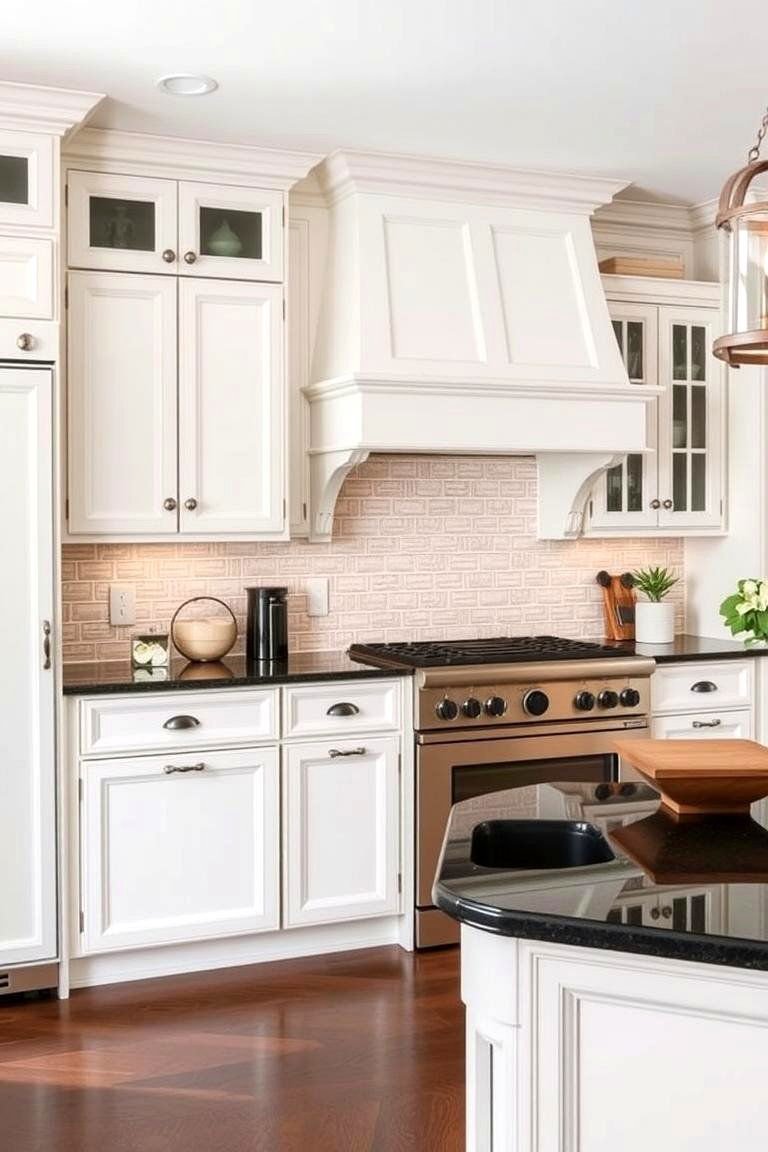 24 Black Granite Countertop Kitchen Ideas for Sleek Spaces 20 Transitional Style Harmony - 24 Black Granite Countertops Kitchen Ideas