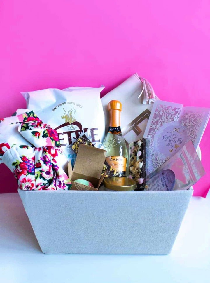 25 Homemade DIY Wedding Gift Ideas for Bride and Groom 10 Wedding Eve Bridal Box of Goodies