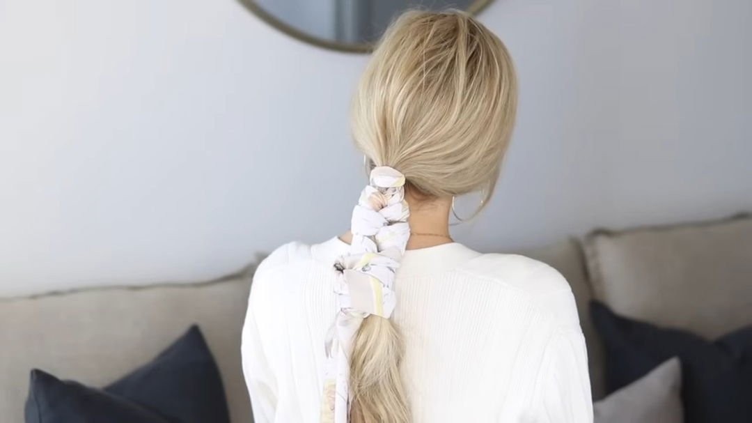 Cute and Easy Hairstyles for School: Learn How To Do 7 how to style long hair with a scarf