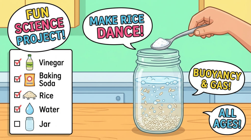 Dancing Rice Experiment DIY: Fun & Easy Science Activity for Kids 3 image 6
