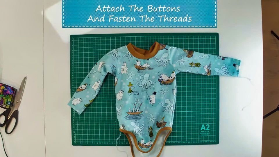 DIY Baby Onesie Sewing Pattern: A Step-by-Step Tutorial 4 sew baby onesie