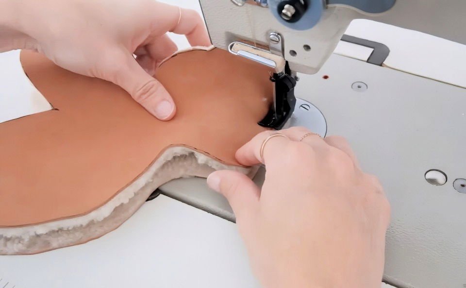 Free DIY Teddy Bear Sewing Pattern 4 sew the front and back pieces