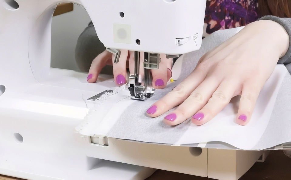 How to Make a DIY Shower Curtain 10 sewing the sides and seams