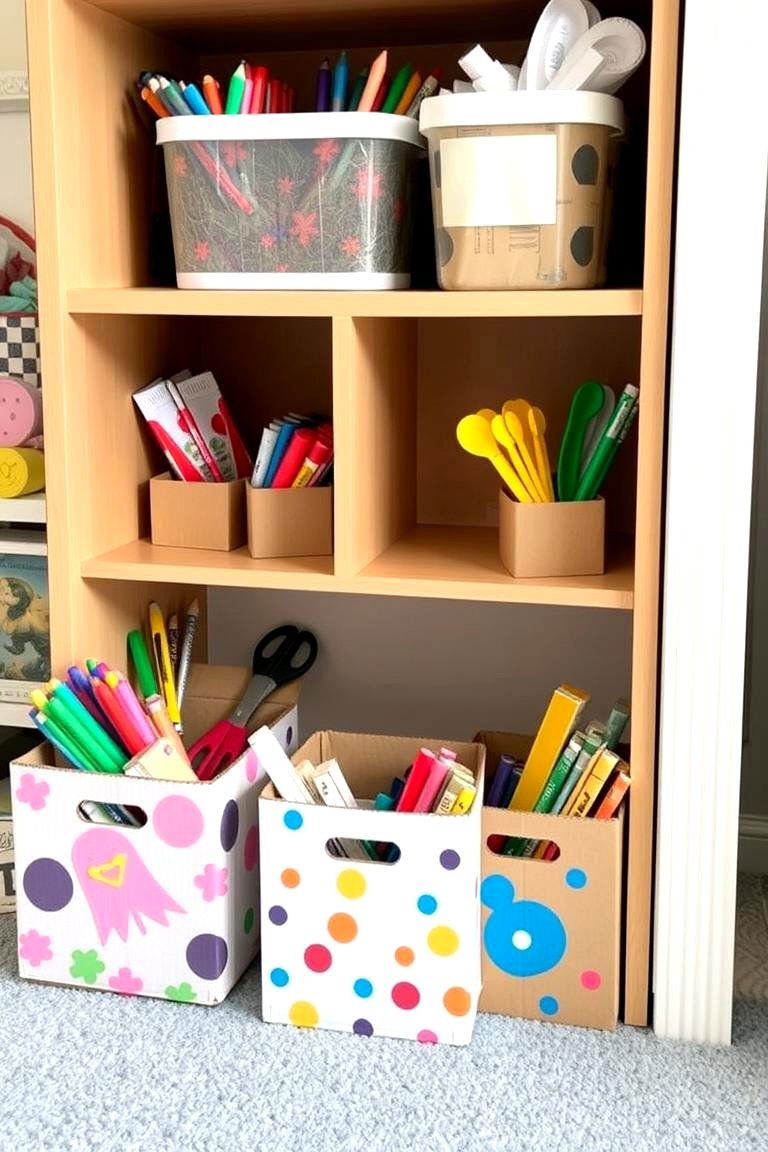 24 Toy Storage Ideas for a Clutter-Free Kids' Room 19 DIY Cardboard Box Storage - 24 Toy Storage Ideas