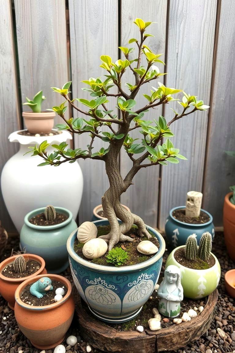24 Bonsai Garden Ideas to Elevate Your Indoor Greenery 25 DIY Decor Bonsai Garden - 24 Bonsai Garden Ideas