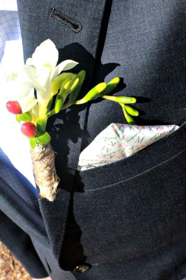 How to Make a Pocket Square: 15 Easy DIY Pocket Square Ideas 9 Make a Custom Pocket Square for Wedding
