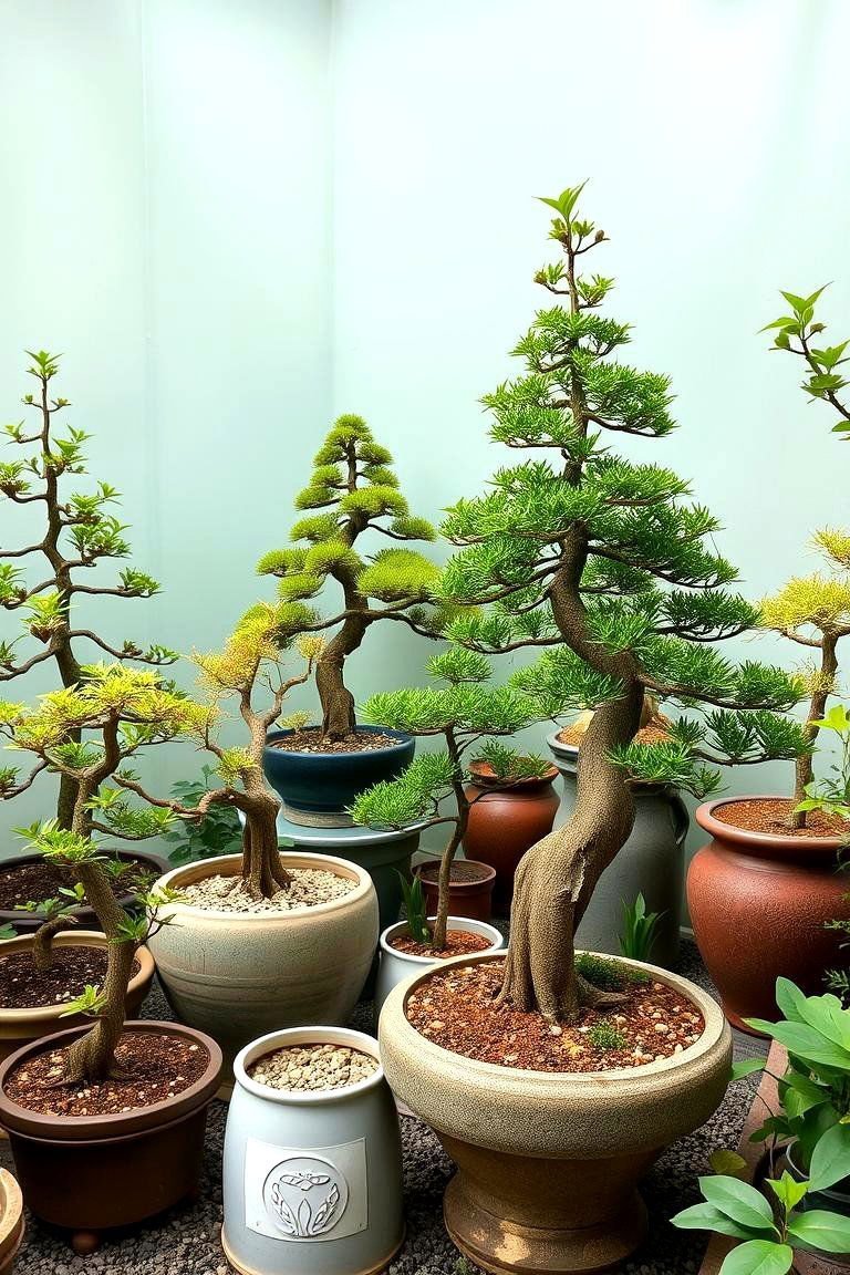 24 Bonsai Garden Ideas to Elevate Your Indoor Greenery 13 Eco Friendly Bonsai Sanctuary - 24 Bonsai Garden Ideas