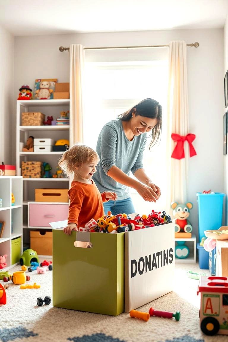 24 Toy Storage Ideas for a Clutter-Free Kids' Room 21 Encourage Regular Purging - 24 Toy Storage Ideas
