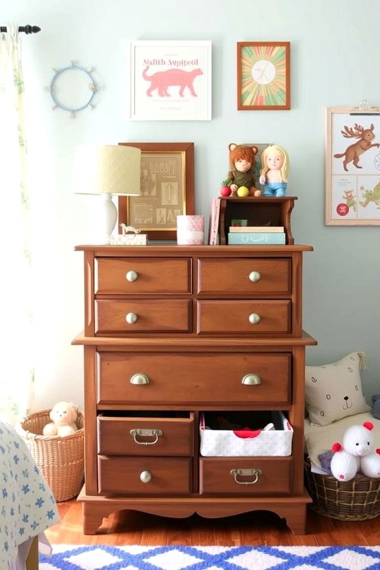 24 Toy Storage Ideas for a Clutter-Free Kids' Room 10 Repurposed Furniture for Unique Storage - 24 Toy Storage Ideas