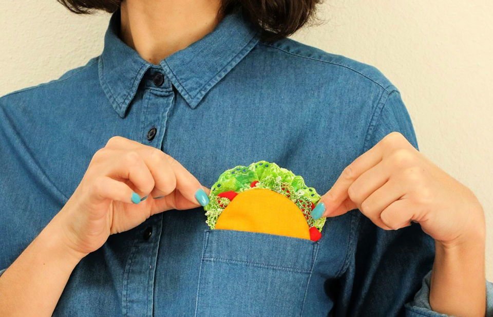 How to Make a Pocket Square: 15 Easy DIY Pocket Square Ideas 11 Handmade Taco Pocket Square