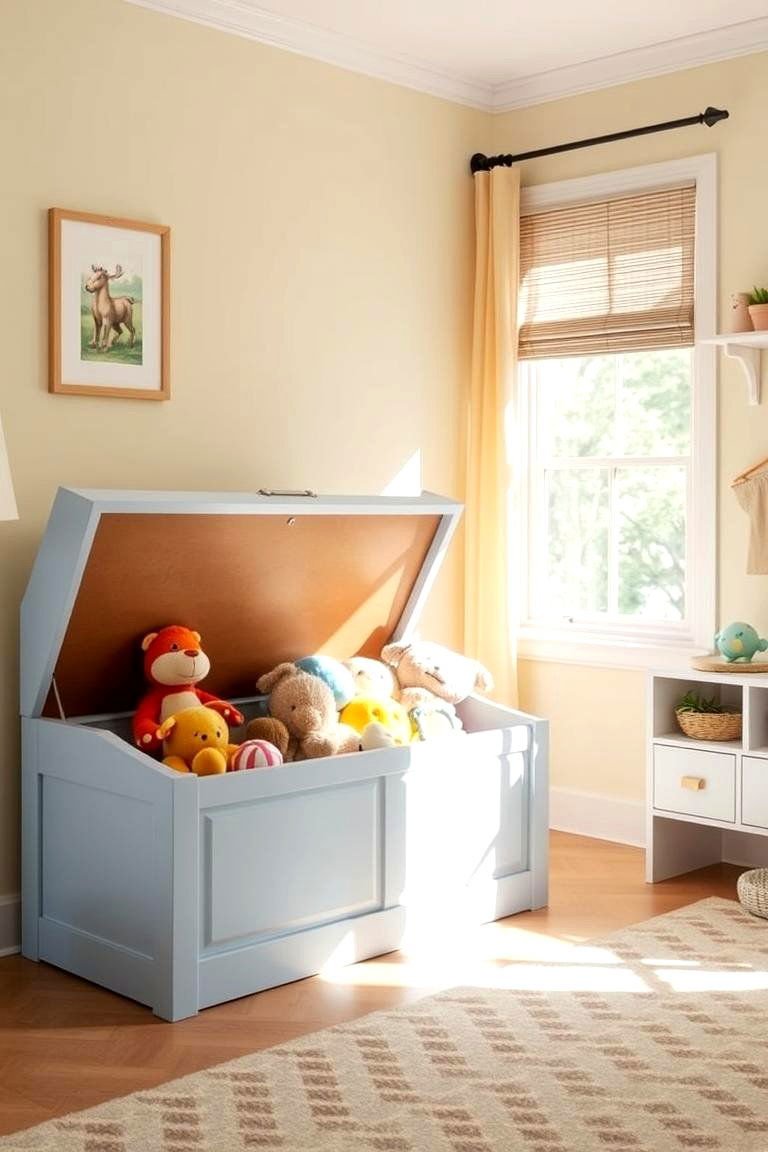 24 Toy Storage Ideas for a Clutter-Free Kids' Room 11 Toy Storage Bench with Hidden Compartment - 24 Toy Storage Ideas